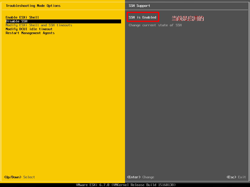 SSH is enabled