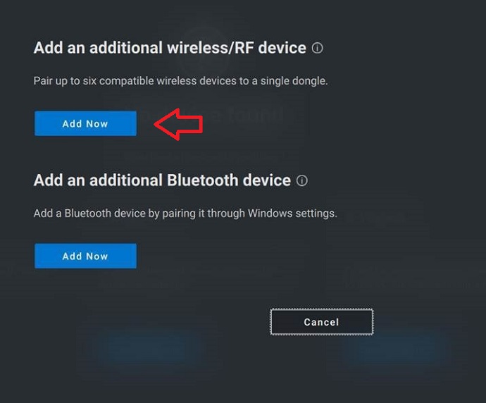 Hinzufügen eines zusätzlichen Wireless-Geräts