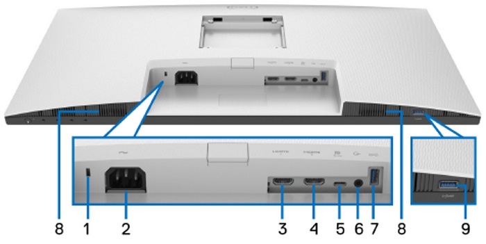DELL 27インチモニター　S2722DC USB-C接続 S2722DCおよびS2722QCモニターのダウンストリームUSBポートが機能