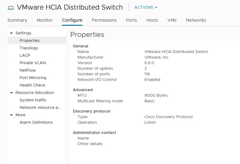 VDS 6x Properties