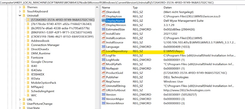 Registro de Windows
