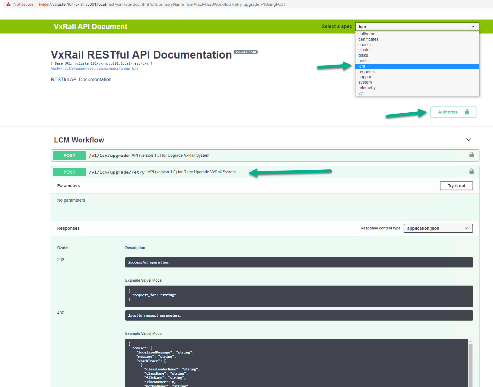 VxRail: How to Retry LCM Upgrade from Failed Point Using VxRail API ...