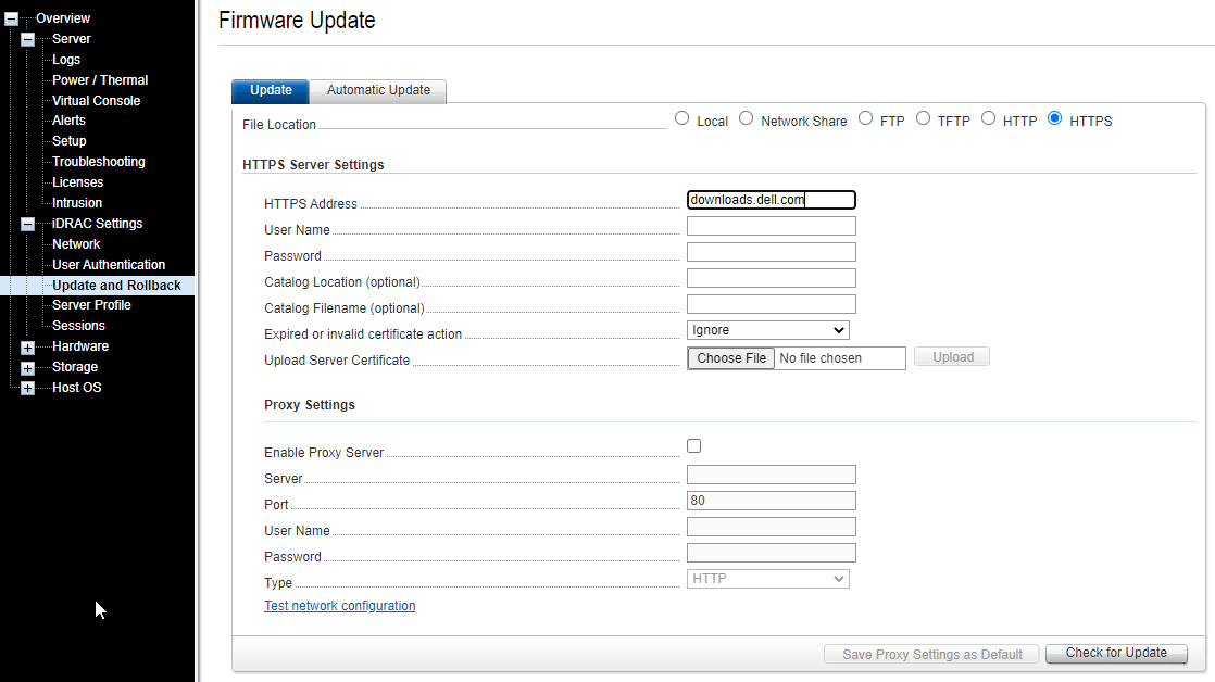 Firmwareopdatering