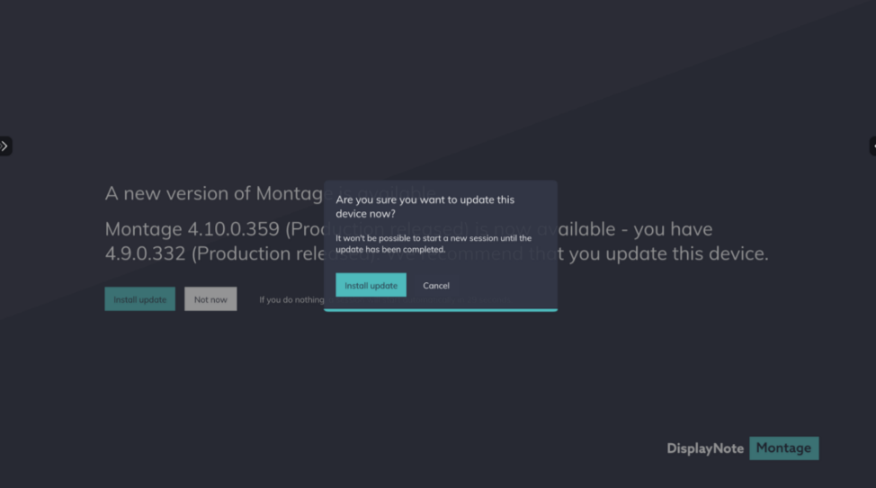 Confirmar proceso de instalación