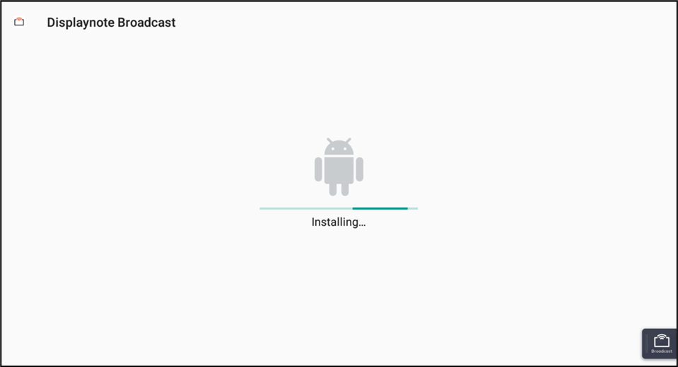 Transmisión de DisplayNote
