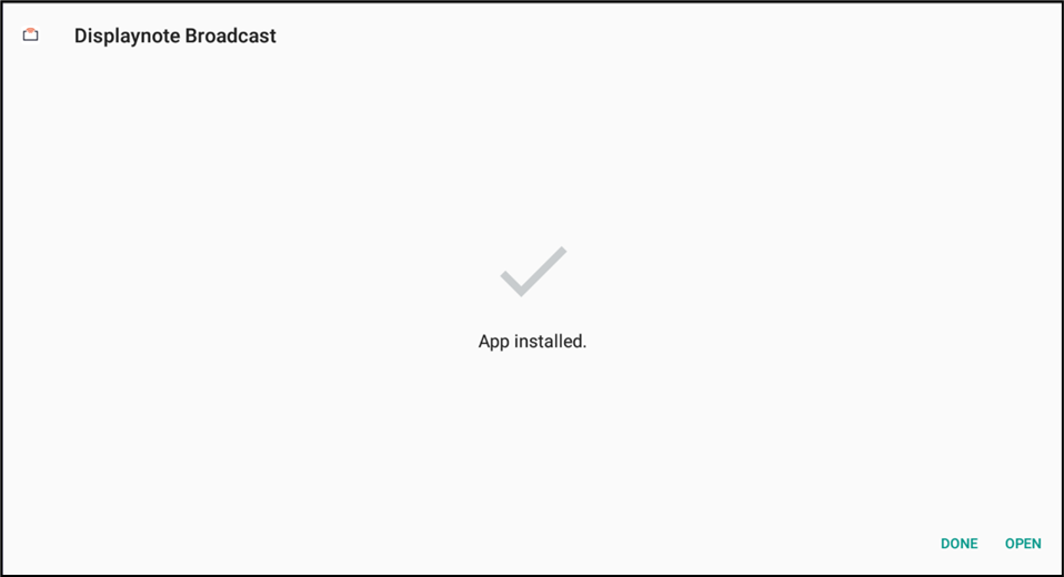 APP instalada