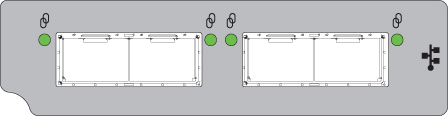 LED du port du contrôleur iSCSI 25 Gbit