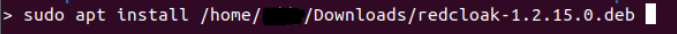 Installing the .deb