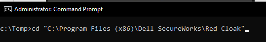 Changing directory