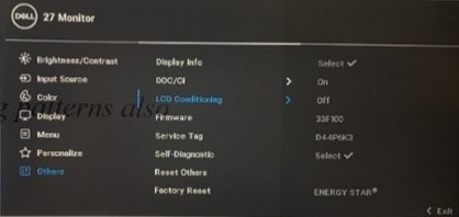 戴尔 27 系列显示器 OSD 菜单（其他）
