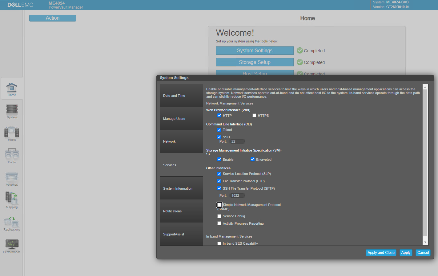 user interface