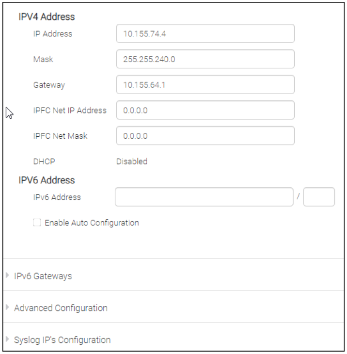 konfigurer IP-adresse ved hjælp af WebTools