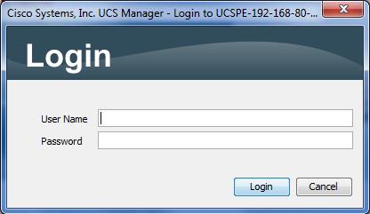 Login page