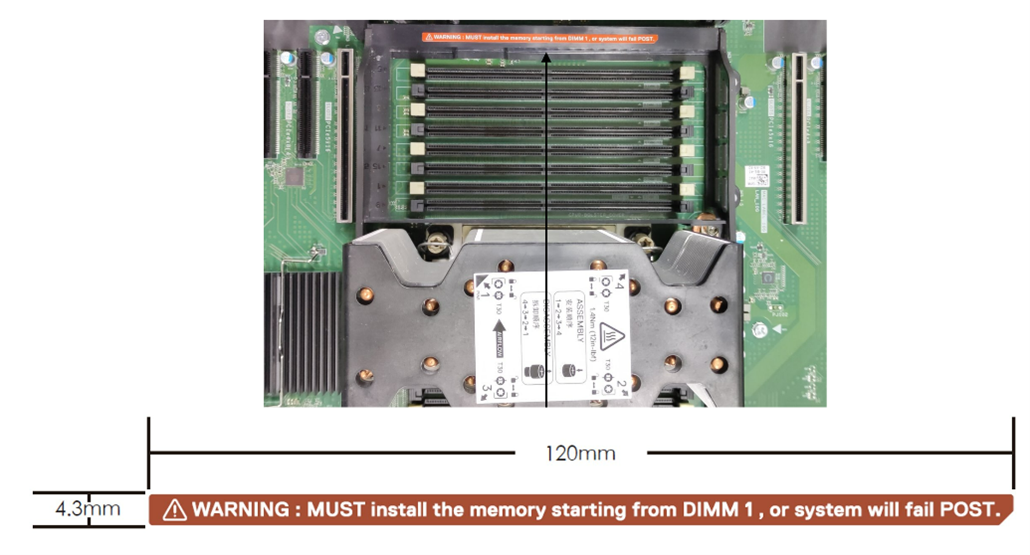 Dell Precision 7960 Towerのラベルの位置
