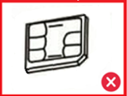 Tarjeta nanoSIM sin adaptador