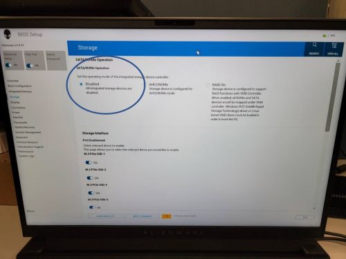 SATA/NVMe作模式重设为默认值