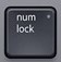 Num Lock-tangenten