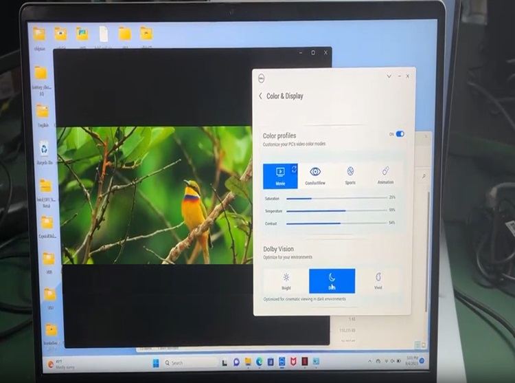Режим MyDell Dolby Vision