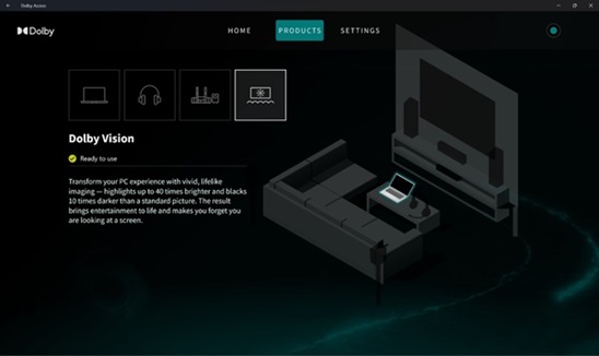Dolby Vision available on Alienware