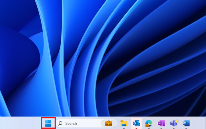 Tlačítko Start systému Windows
