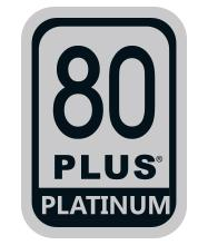 白金級 80 Plus 的圖示。