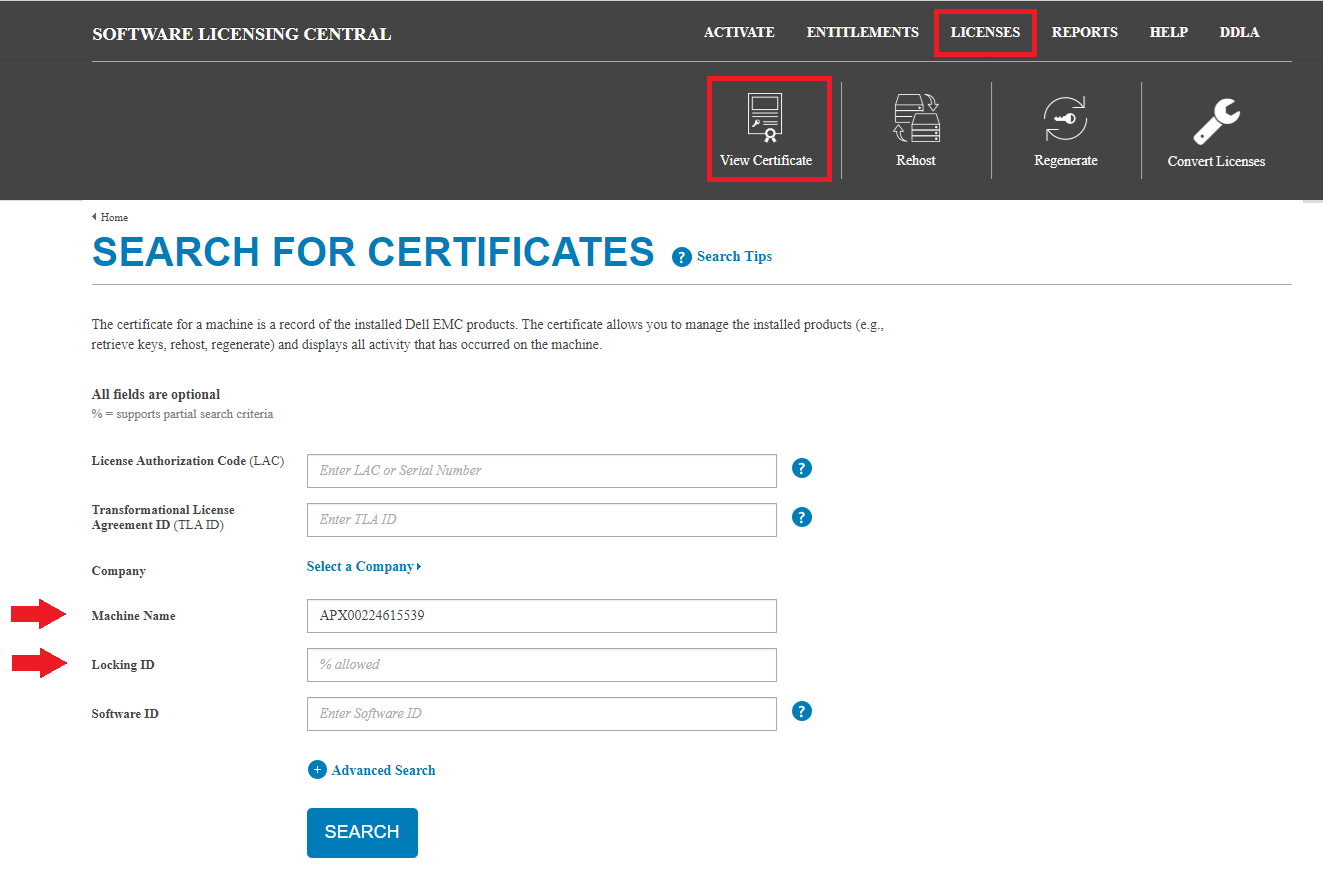 Сертифікат SLC-Licenses-View