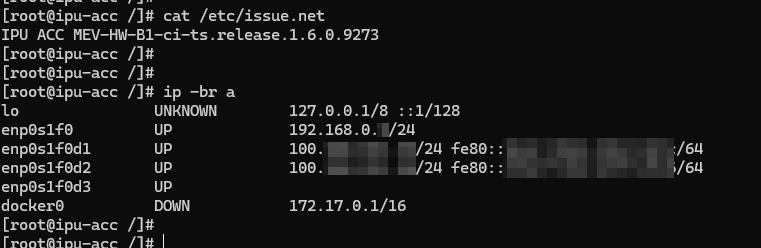 Configuration IP