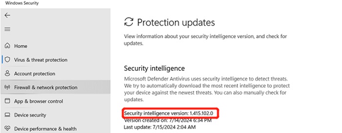 Windows 安全中心