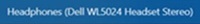 헤드폰(Dell WL5024 헤드셋 스테레오)