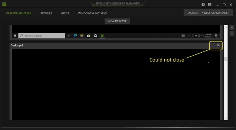 Nvidia RTX Desktop Manager