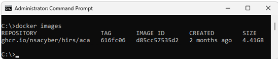 Tarkistetaan kohdassa REPOSITORY