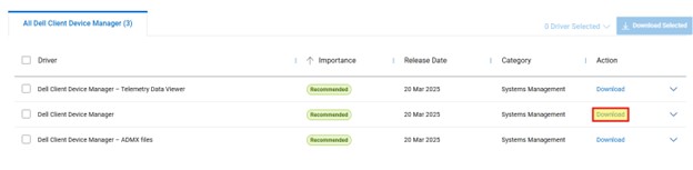 Нажатие «Download»
