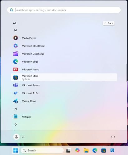 Open Microsoft Store