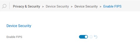 To enable FIPS