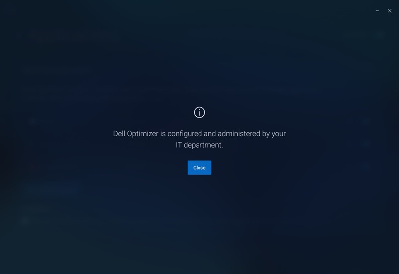 Dell Optimizer 顯示白色文字