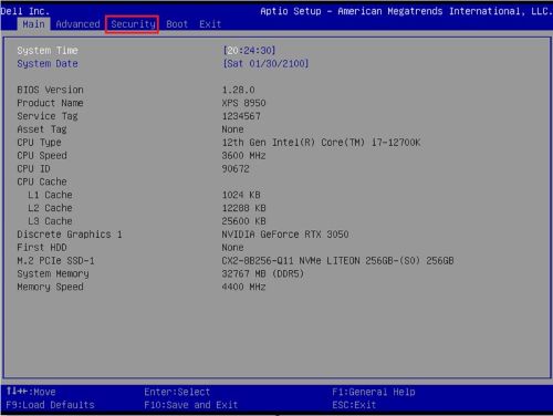 BIOS Tyyppi 4
