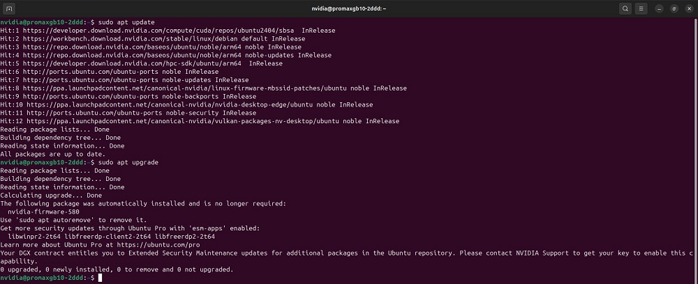 Ubuntu 軟體更新程式， 檢查更新
