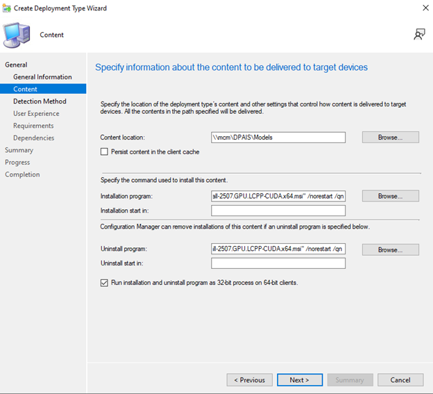 Uninstall program