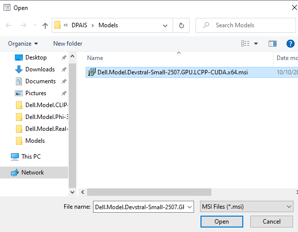 Devstral-Small-2507 x64 Model for NVIDIA GPU installer