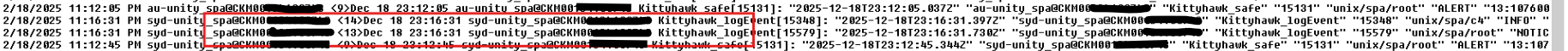 After the management service failover, the unity hostname shows the new hostname syd-unity.