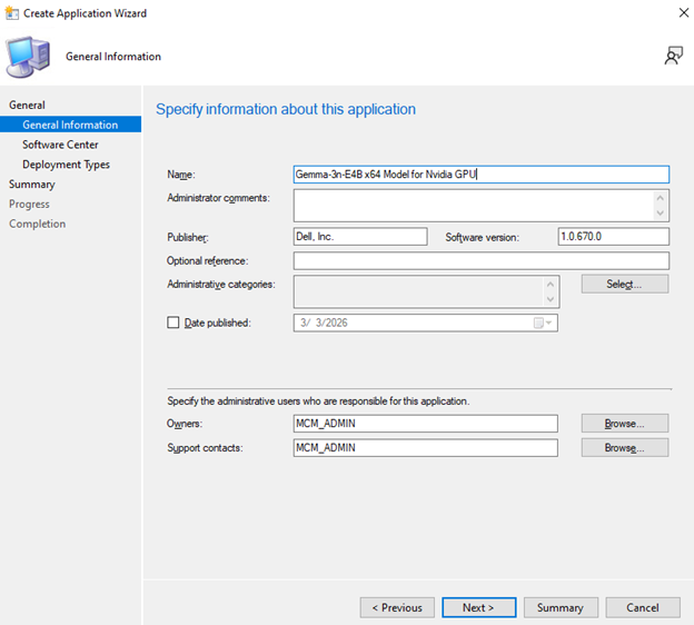 Spécifier les informations relatives à cet écran d’application