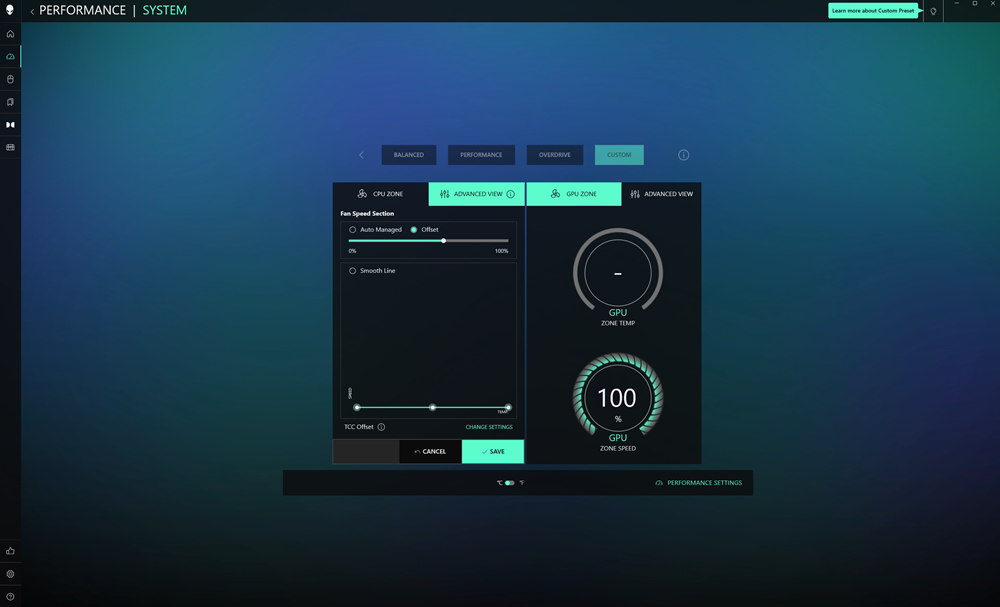 Alienware 16X Aurora AC16251 Fan Runs at Max Speed When Set to a Custom ...