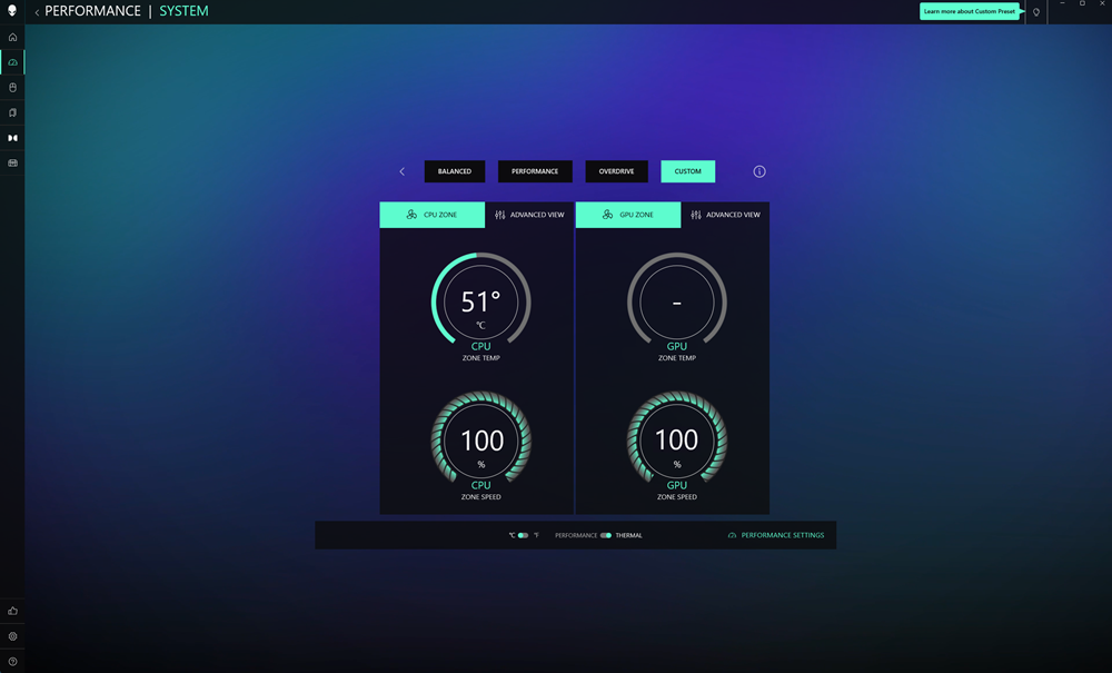 Alienware 16X Aurora AC16251 Fan Runs at Max Speed When Set to a Custom ...