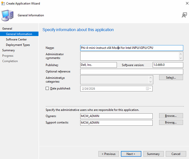 Spécifier les informations relatives à cet écran d’application