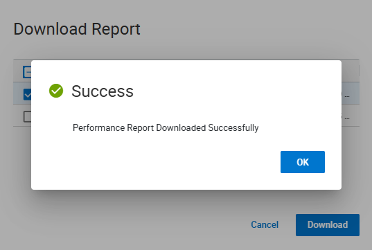 Success report