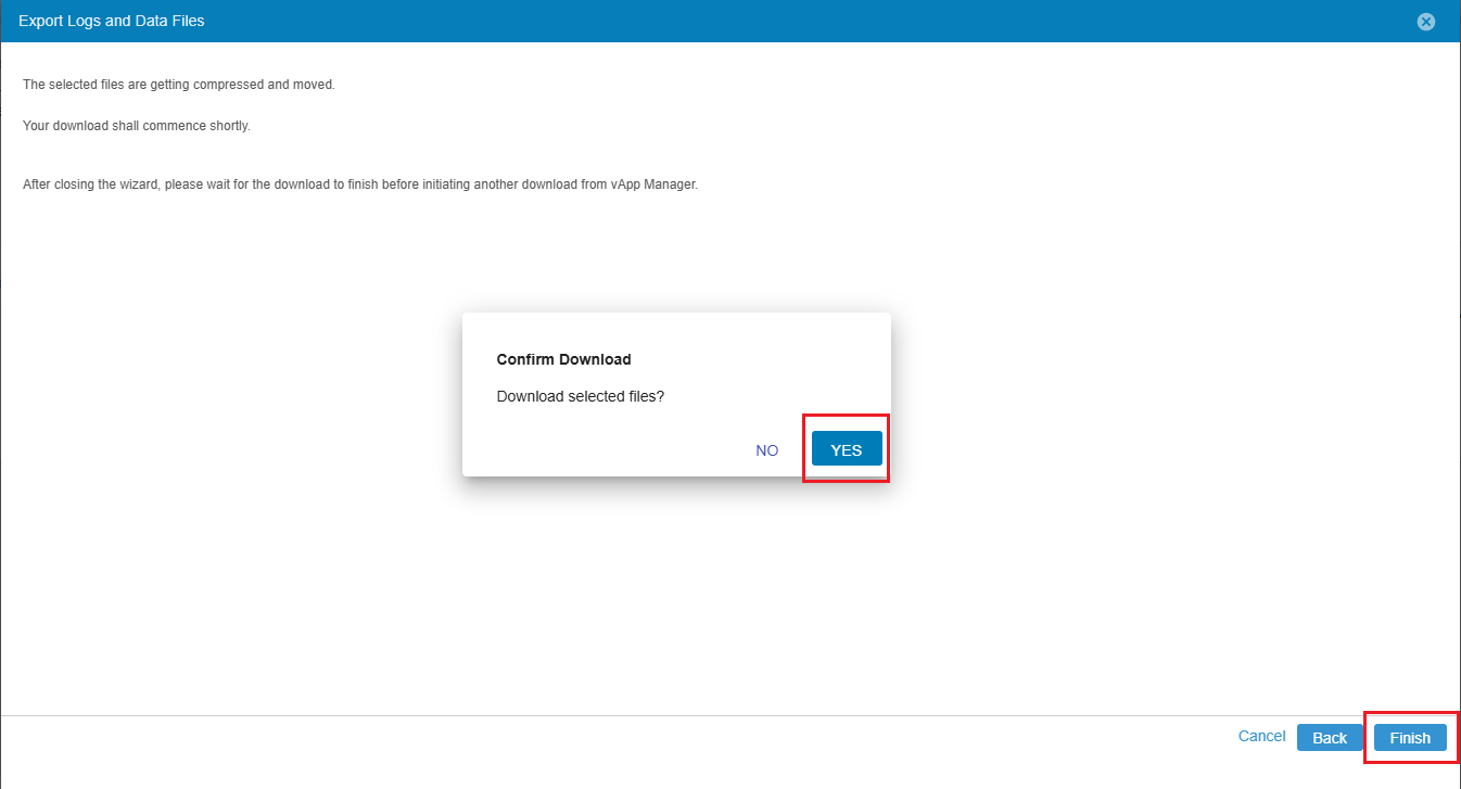Download Confirmation