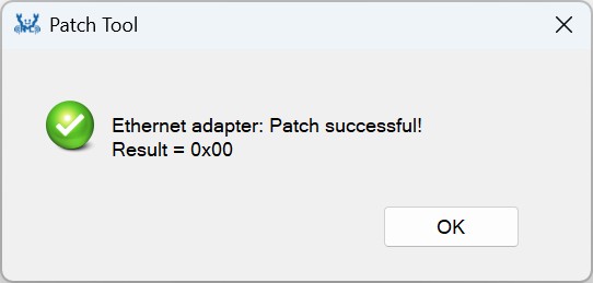 OK button