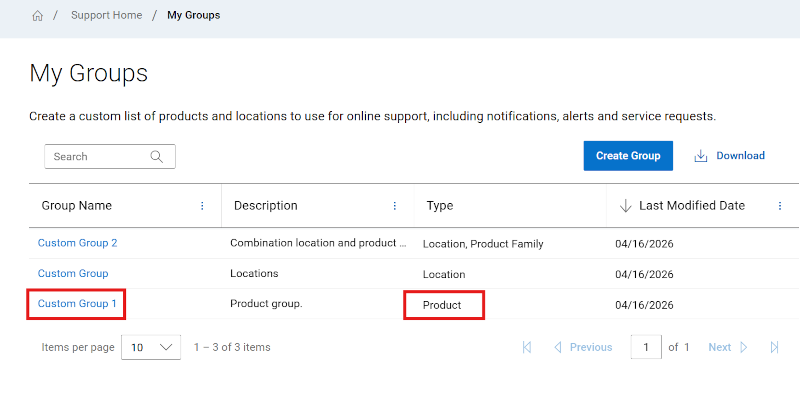 Edit Product Group