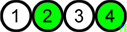 2 and 4 solid