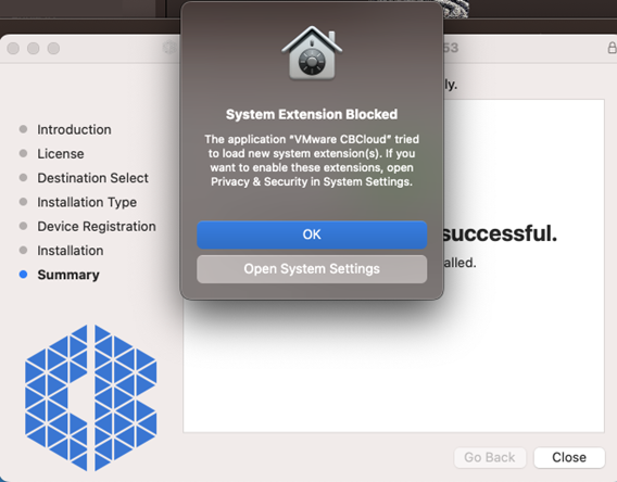 Loading a new extention